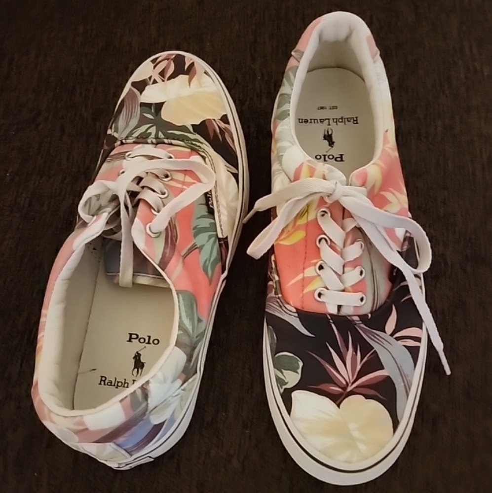 Ralph Lauren Thornton Polo Canvas Sneakers